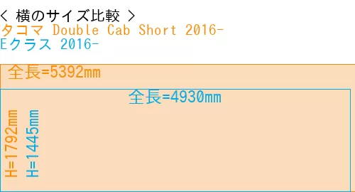 #タコマ Double Cab Short 2016- + Eクラス 2016-